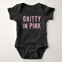 Gritty In Pink - Costume de bébé Jersey (Noir)