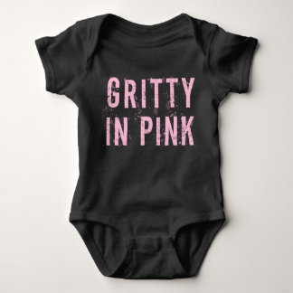 Body Gritty In Pink - Costume de bébé Jersey (Noir)