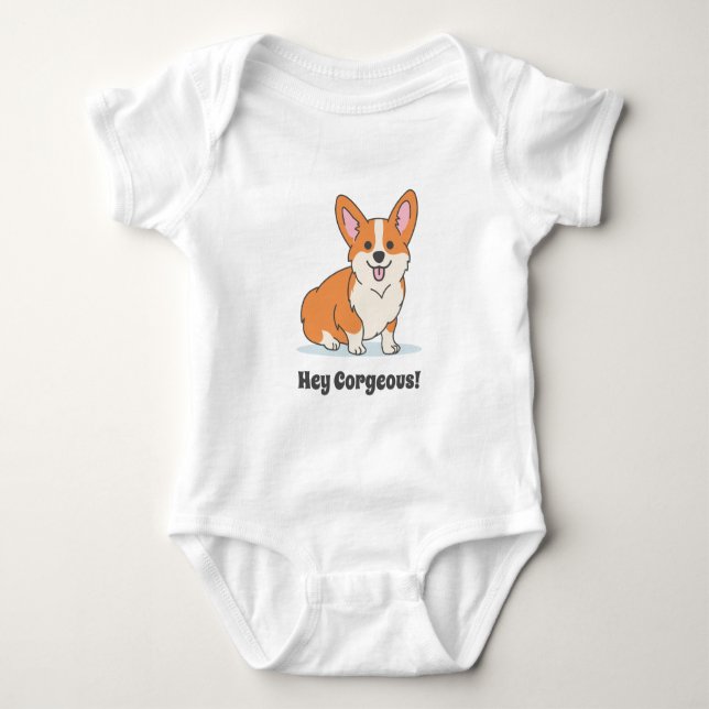 Body Gros Chiot de Corgi - Hey Corgee (Devant)