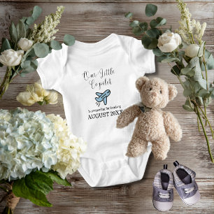 Body Grossesse Bébé Garçon Avion Petit Copilote Personn