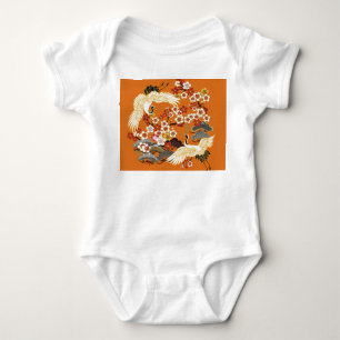 Body Grues florales colorées Sakura Motif