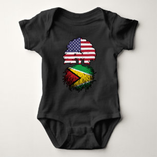 Body Guyane Guyane Américaine Etats-Unis Drapeau des ra