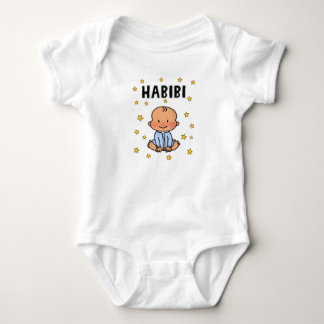 Body Habibi Baby Boy Boy Bodysuit bleu Nouveau bébé ara