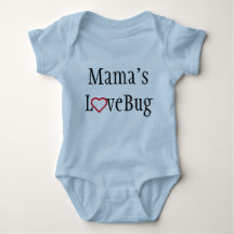 Habillement de bébé - LoveBug de maman - bleu