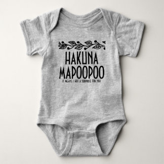 Body Hakuna Mapoopoo Bébé Combinaison