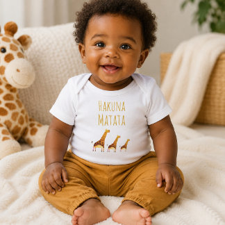 Body Hakuna Matata Girafes Mignons