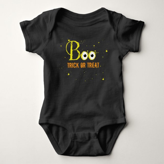 Body Halloween Boo Yeux Éffrayants Déplaisant Tricot ou (Devant)
