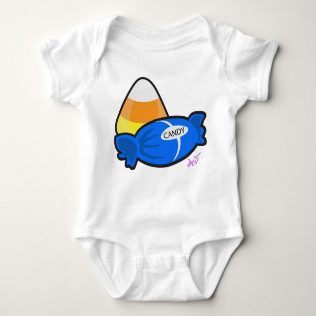 Body Halloween Candy bébé Creeper (Devant)