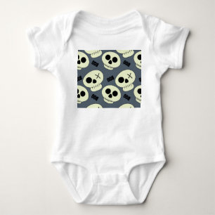 Body Halloween Crâne, Boo Design Enfant.