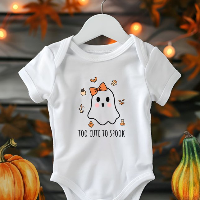 Body Halloween Filles Bébé Fantôme Trop Mignonne Pour P (Créateur téléchargé)