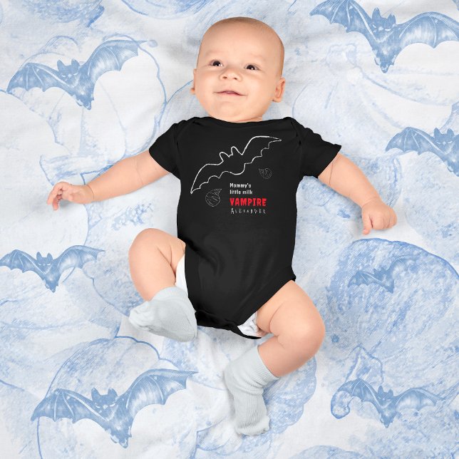 Body Halloween le petit lait de maman (Mommy´s Little Milk Vampire Bat Halloween T-Shirt Baby Bodysuit ©Susanne Sachers - Sunny Mind Design)