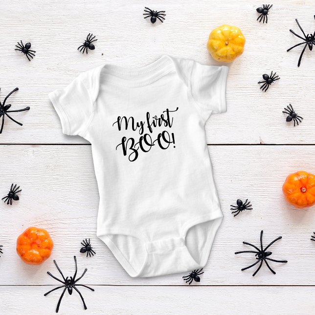 Body Halloween Mon Premier Boo ! (Halloween My First Boo! Baby Bodysuit)