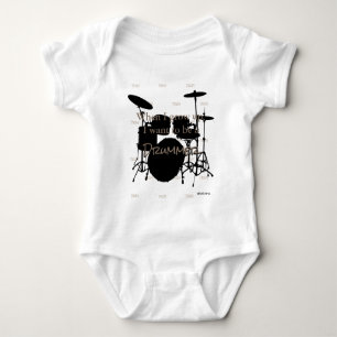 Body HAMbyWG - Romper, T-shirt, Snap T - Thème Tambour