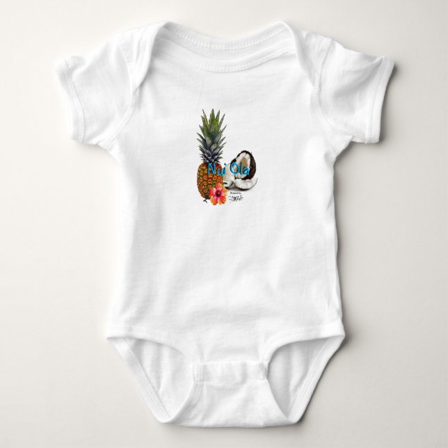 Body HAMbyWG - T-shirt Fruit Hawaï pour bébé (Devant)