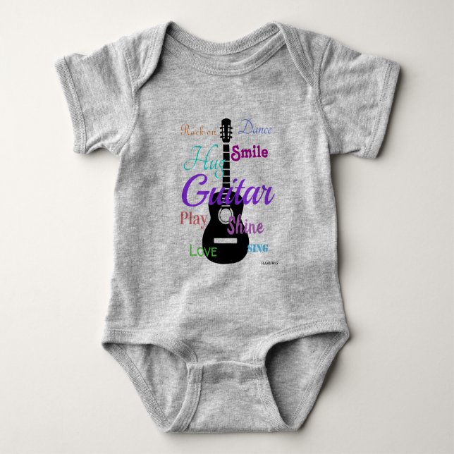 Body HAMbyWG - T Shirt - Multi-Couleur - Guitare (Devant)