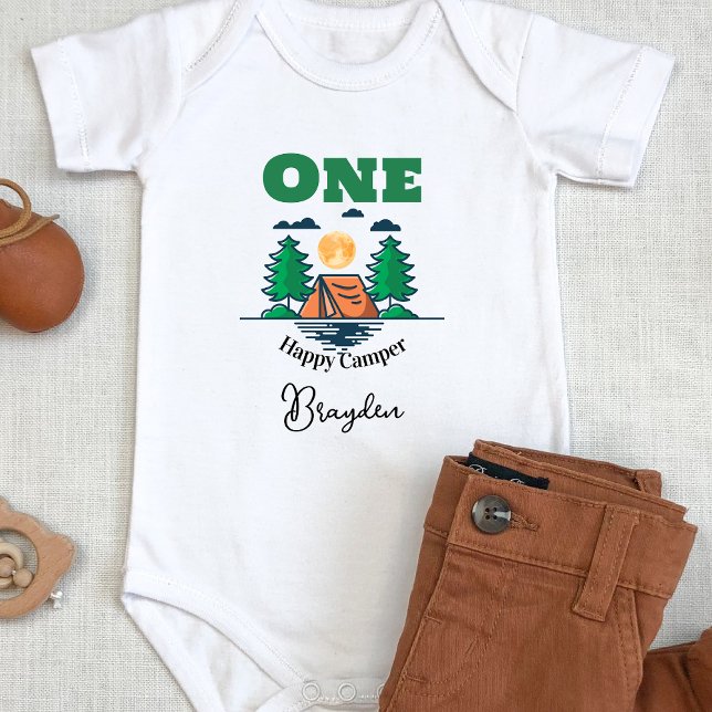 Body Happy Camper Bodysuit Kids 1st Birthday Party (Créateur téléchargé)