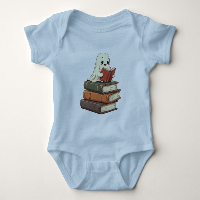 Body Happy Ghost Reader - Funny Bookworm (Devant)