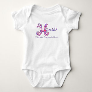 Body Harriet girls nom et sens H monogramme chemise