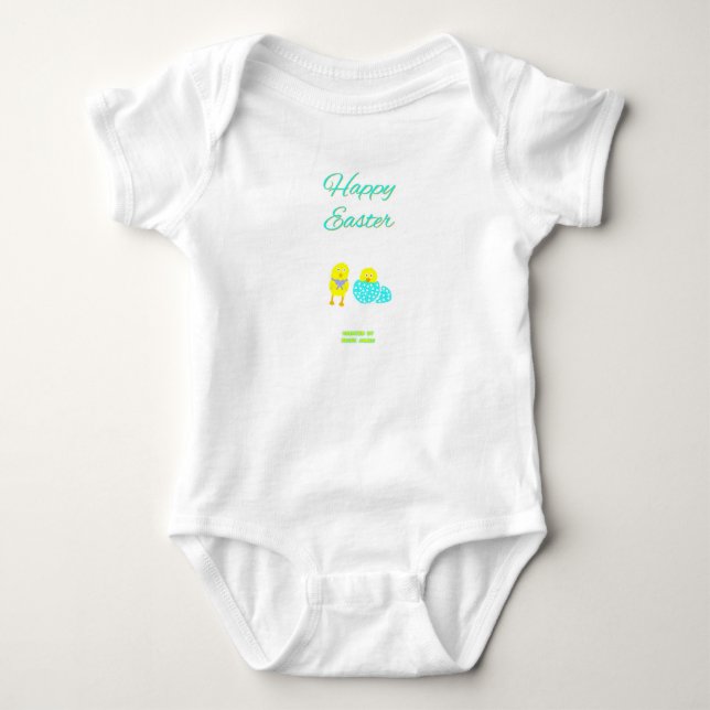 Body Hatchlings de Pâques Baby Jersey Bodysuit (Devant)