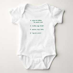 Body HÉ BÉBÉ ! onesy