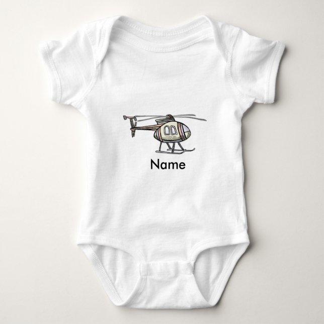 Body Hectic Helicopter Baby Romper (Devant)