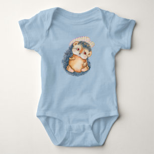 Body Hérisson Bébé Mignon Adorable Avec Chapeau