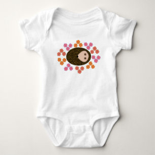 Body Hérisson dormant et fleurs Baby Creeper