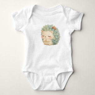 Body Hérisson Doux – Tout Petit Kawaii à l'Aquarelle Do