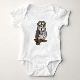 Body Hibou de grand gris mignon