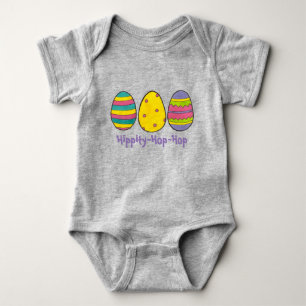 Body Hippity Hop-Hop Pink OEufs de chasse de lapin de P