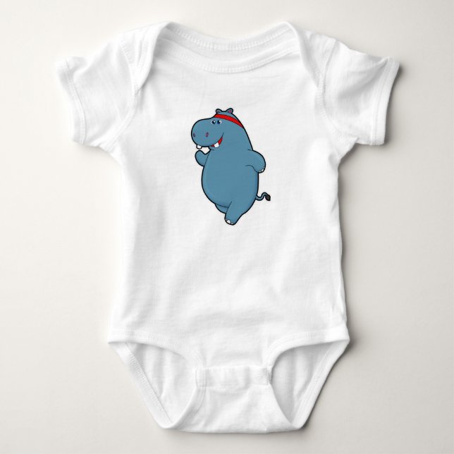 Body Hippo à la course avec bandeau (Devant)