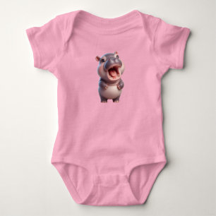 Body Hippopotame de bébé Hippopotame Cute Chibi
