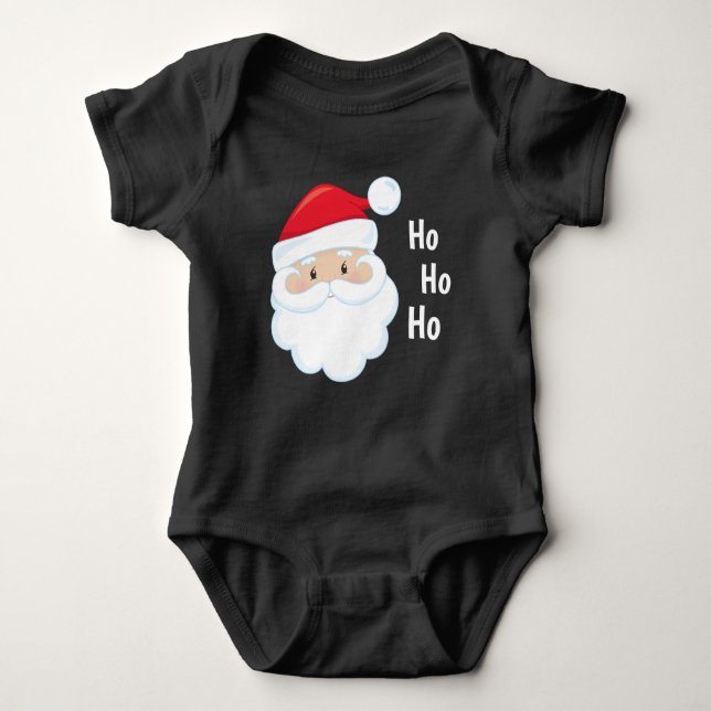Body Ho Ho Ho Père Noël Face Noël Fêtes Rouge Blanc (Devant)