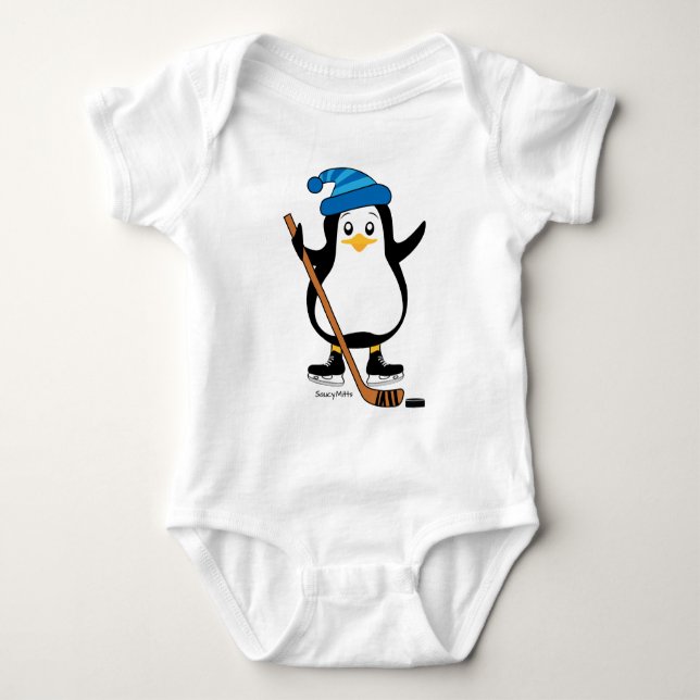 Body Hockey Penguin enfant Romper (Devant)