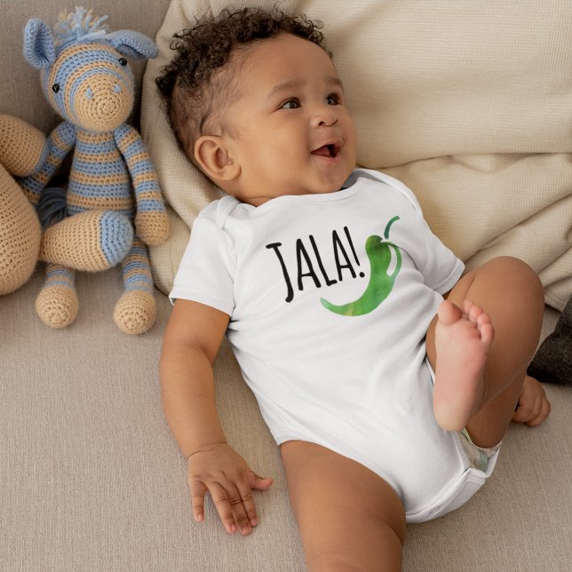 Body Holla Jalapeno Funny Baby Bodysuit (Créateur téléchargé)