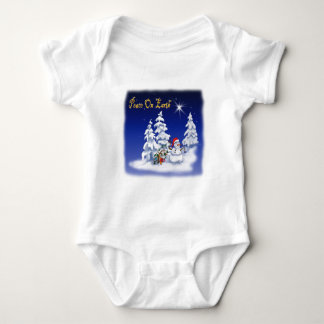 Body homme de neige paix sur terre