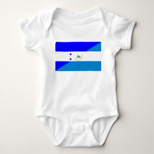 Body honduras nicaragua demi drapeau symbole du pays