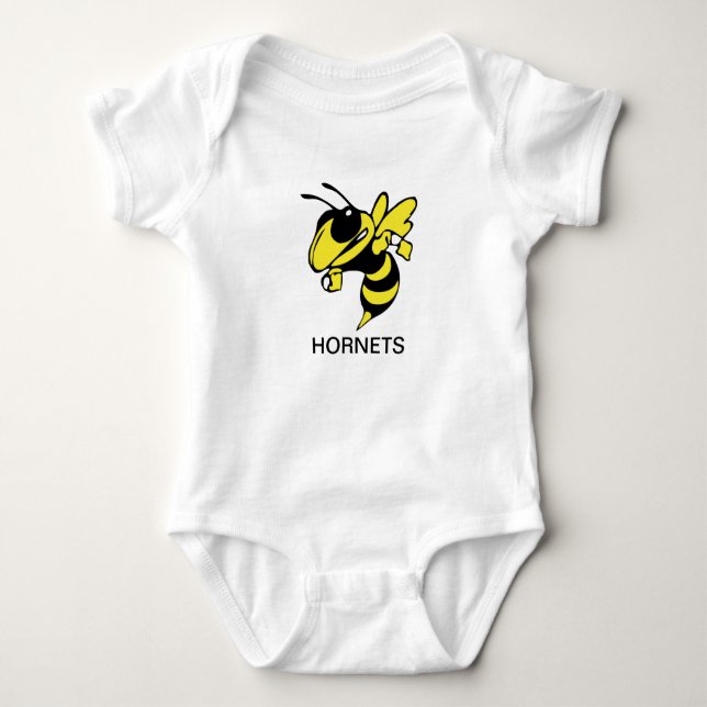 Body HORNETS Bébé Jersey Bodysuit (Devant)