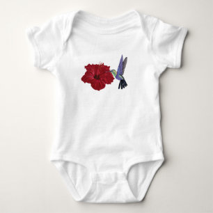 Body Hummingbirds Hibiscus Floral Art
