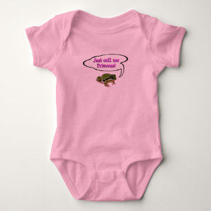 Body Humoristique Grenouille Princesse Rouge à lèvres r