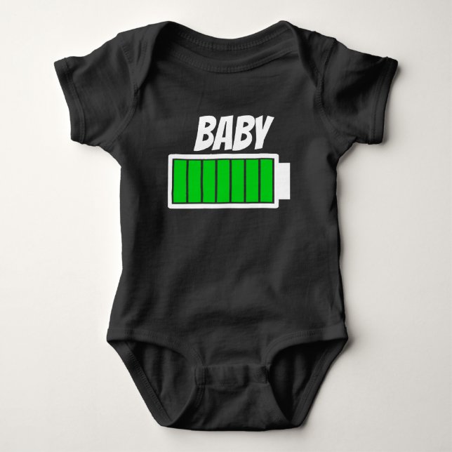 Body Humour d'énergie de batterie à pleine énergie bébé (Devant)