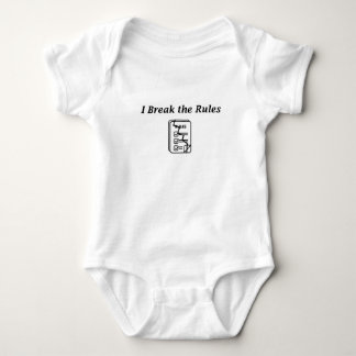 Body "I Break the Rules" T-Shirt amusant pour enfants -