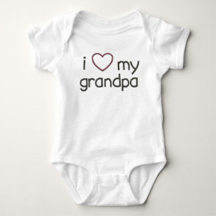 Body I coeur mon grand-papa