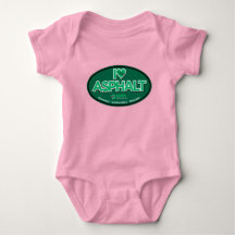 I Love Asphalt Un Pièce Bodysuit Bébé - Rose