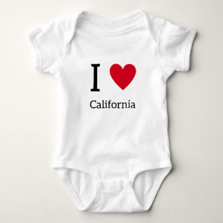 Body I Love California Baby Bodysuit Baby Gift