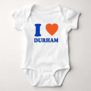 Body I Love Durham Heart NC Bull City Cadeau