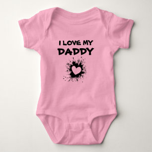 Body I Love My Daddy - costume bébé, cadeau bébé, bébé