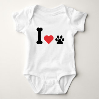 Body I Love My Dog Lover Baby Bodysuit Pet Parent Gift