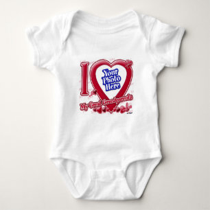 Body I Love My Great Grand-parents coeur rouge - photo