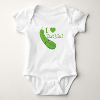 Body I Love Zucchini Smiling Kawaii Zucchini